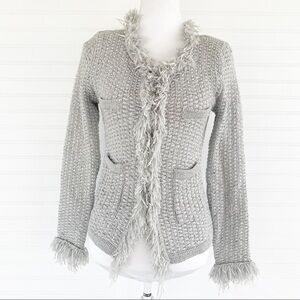 Shaggy gray sweater Size Small
